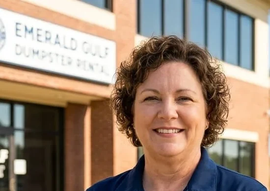 Renee Castellano, Operations Manager at Emerald Gulf Dumpster Rental in Panama City, FL Renee Castellano, Operations Manager at Emerald Gulf Dumpster Rental in Panama City, FL
