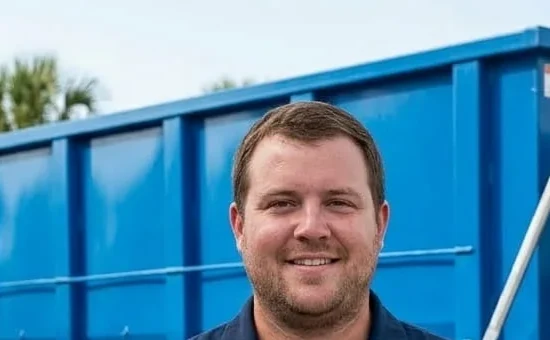 Trevor Landry, Route Driver at Emerald Gulf Dumpster Rental in Panama City, FL Trevor Landry, Route Driver at Emerald Gulf Dumpster Rental in Panama City, FL